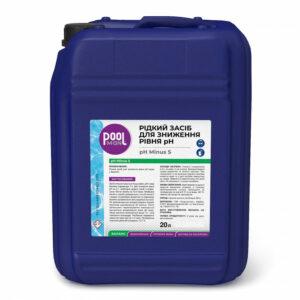 Рідкий засіб для зниження рівня pH Poolman pH Minus S, 20л