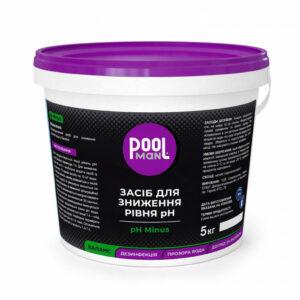Засіб для зниження рівня pH Poolman pH Minus, 5кг
