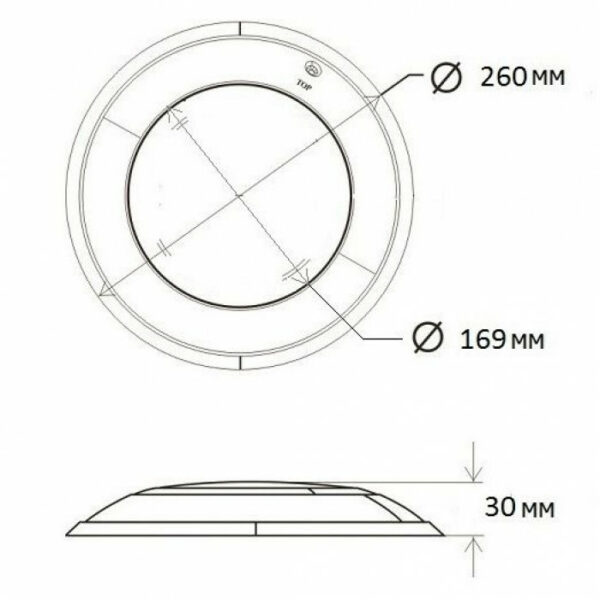 Прожектор світлодіодний AquaViva HT201S 546led 36W NW WHITE (AISI-316) + заставна — изображение 7