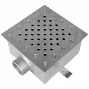 Злив донний Aquaviva 150*350мм, бетон/лайнер, нар.2", AISI-304