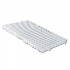 Переливна решітка Aquaviva KC-20 Classic з подвійним з'єднанням 195x25 мм (біла)