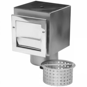 Скімер Aquaviva Standart, квадратна кришка, 250*250мм, бетон/лайнер 2', AISI-304