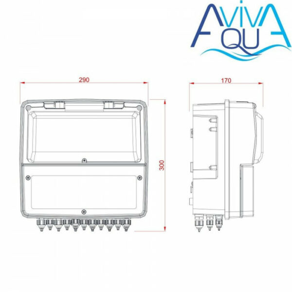 Панель керування дозацією Aquaviva K800 Kontrol pH-Rx-Cl-температура — изображение 2