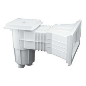 Скімер Emaux EM0140-SV Wide лайнер, квадратна кришка, 1,5"/2", латунні вставки