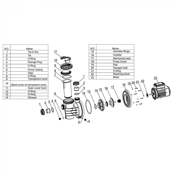 Насос AquaViva LX SWIM075Т (380В, 16м3/год*8м, 0.9кВт) — изображение 2