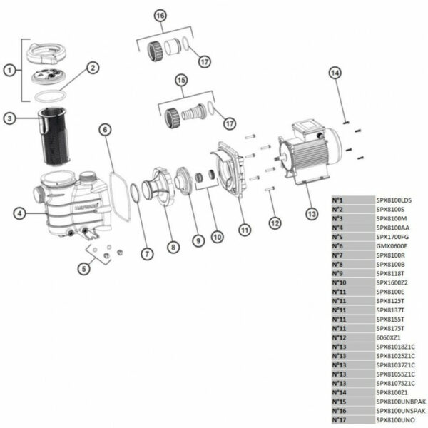 Фільтраційна установка Hayward PowerLine PWL D368 81069 (5м3/год, верх) — изображение 4