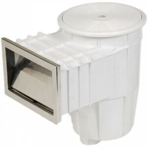 Скімер Flexinox 87192011 Standard бетон, кругла кришка, 5 м³/год, 1,5"/2", з рамкою AISI-316L