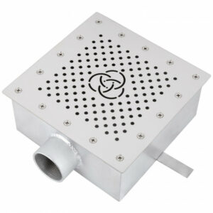 Злив донний Aquaviva 250*250мм, бетон/лайнер, нар.2", AISI-304