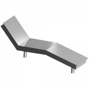 Лежак аеромасажний Aquaviva цільний, 1500*360мм, лайнер