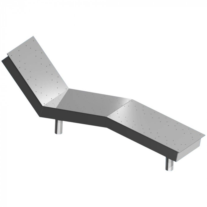 Лежак аеромасажний Aquaviva цільний, 1500*360мм, лайнер