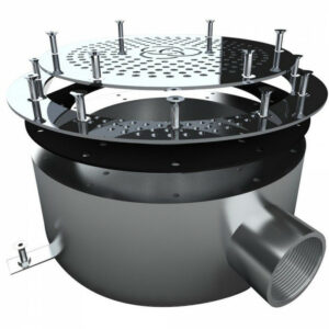 Донний злив під лайнер Aquaviva 2'', AISI 304 (200 мм)