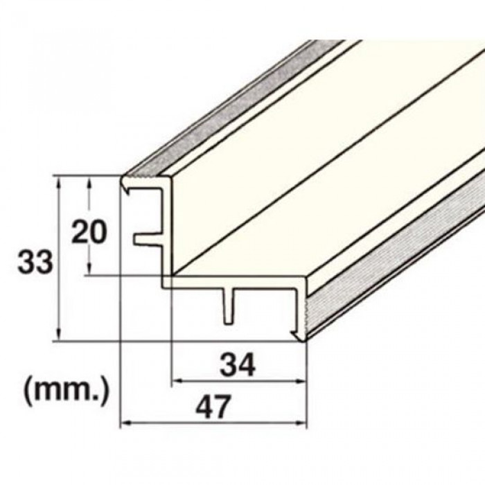 L-подібний профіль для переливних грат Kripsol MP200 2 м — изображение 2