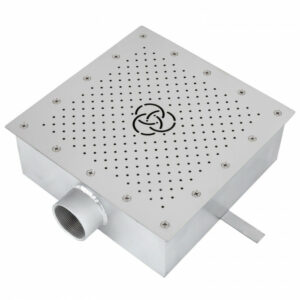 Плато аеромасажне AquaViva квадрат 300*300мм AISI-304, бетон/лайнер 2"