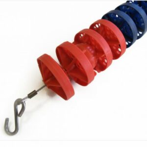 Розділювачі доріжок, тип "Москва", 25 м, Ø100мм нерж. сталь