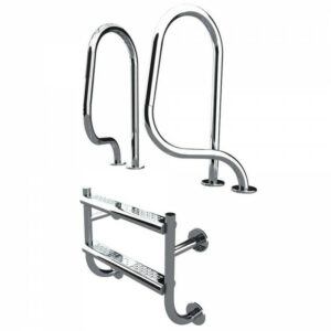 Сходи Aquaviva фігурні, з двох частин, 5ст