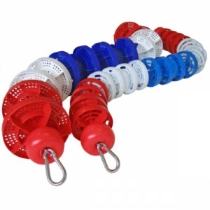 Розділювачі доріжок, 3 колери, 25 м, трос нейлон