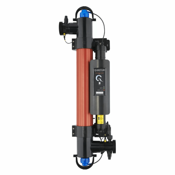 Ультрафіолетова фотокаталітична установка Elecro Quantum QP-65 з дозуючим насосом (1*55В, 14м3/год, 65м3)