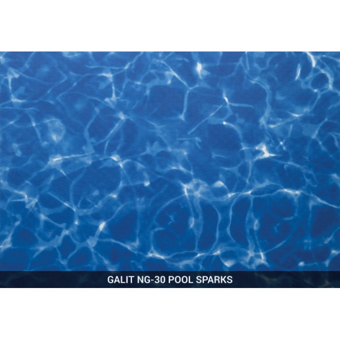 Мембрана синій мармур Pool Sparks Galit, 1.65м з лаковим покриттям, армована OgenFlex 327073444001